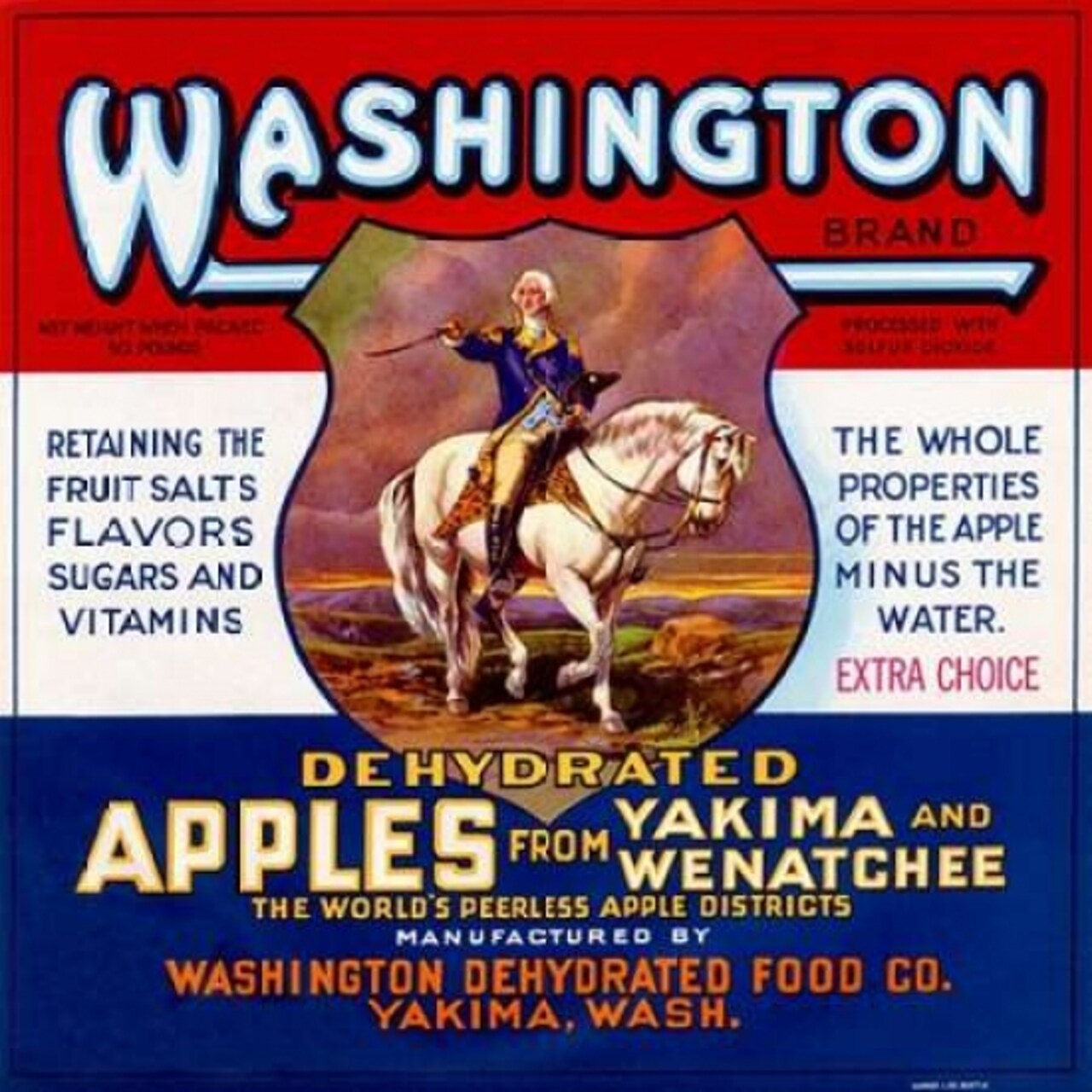 Washington Brand Dehydrated Apples Poster Print by Retrolabel - Item # VARPDX376027